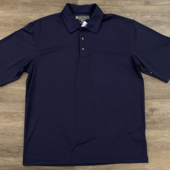 NWT Navy & NWOT Emerald PEBBLE BEACH Polos - Picture 4 of 13